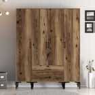 Dulap pentru haine, Hommy Craft, Kumsal STS, 160x47.5x201.4 cm, PAL, Maro