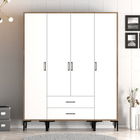 Dulap pentru haine, Hommy Craft, Kumsal STS, 160x47.5x201.4 cm, PAL, Nuc/Alb