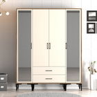 Dulap pentru haine, Hommy Craft, Kumsal RTR, 160x47.5x201.4 cm, PAL, Maro/Crem