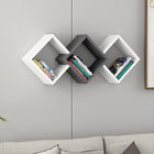 Raft de perete, Inarch, Galaxy, 102x42x20 cm, PAL, Alb / Antracit