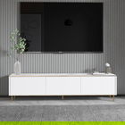 Comoda TV, Inarch, Imaj, 180x45.2x35 cm, PAL, Marmură albă/aur