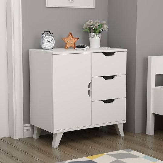Dulap, Inarch, Valencia 3+1, 72x76x40 cm, PAL, Alb