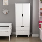 Dulap pentru haine, Inarch, Valencia, 72x176x47 cm, PAL, Alb