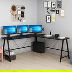Birou, Minerva, Team L, 180x76x60 cm, PAL, Negru