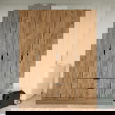 Dulap pentru haine, Miwood, 1600-140, 140x182x45 cm, PAL, Maro