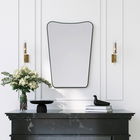 Oglinda decorativa, Neostill, Bella Donna, 50x70 cm, Metal, Negru