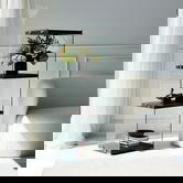 Corp biblioteca, Neostill, Aqua 3, 40x120x35 cm, Sticla temperata, Antracit