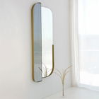 Oglinda decorativa, Neostill, Day & Night, 60x130 cm, MDF , Auriu