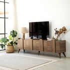 Comoda TV, Neostill, New Line, 180x50x35 cm, Cadru: PAL MELAMINAT 100%., Maro