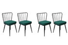Set de scaune, Nmobb, Yıldız-951 V4, Metal, Verde/Negru