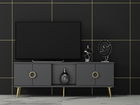 Comoda TV, Odessa, Cey, 120x30x45 cm, PAL, Antracit