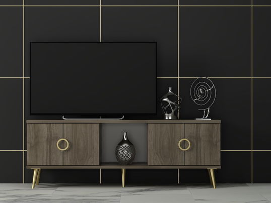 Comoda TV, Odessa, Cey, 120x30x45 cm, PAL, Maro