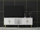 Comoda TV, Odessa, Cey, 120x30x45 cm, PAL, Alb