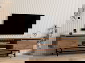 Comoda TV, Puqa Design, Tauber, 180x50x40 cm, PAL, Maro