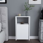 Noptiera, Retricy, Carlin, 36x25.3x61.4 cm, PAL, Alb