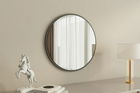 Oglinda decorativa, Siam, Ozze, 60x60x2.2 cm, MDF , Alb