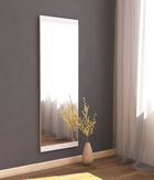 Oglinda decorativa, Siam, Azus, 40x120x2.2 cm, MDF , Alb