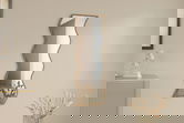 Oglinda decorativa, Siam, Safi, 40x120x2.2 cm, MDF , Alb/Maro