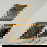 Set de oglinzi, Siam, Otto, MDF , Auriu