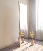 Oglinda decorativa, Siam, Tessa, 50x160x2.2 cm, MDF , Natural