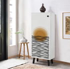 Pantofar, Vella, Vegas, 50x135x38 cm, PAL, Alb/Negru