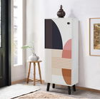 Pantofar, Vella, Vegas, 50x135x38 cm, PAL, Alb/Negru