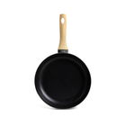 Tigaie B2 Albero Essentials, Homla, 28 cm, aluminiu/inox/plastic, negru/natur