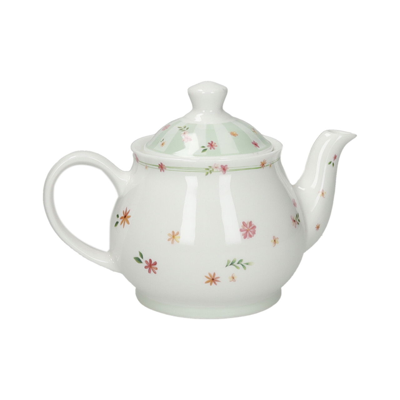 Ceainic, Polline Green, Brandani, 18x11x13 cm, 600 ml, portelan New Bone China