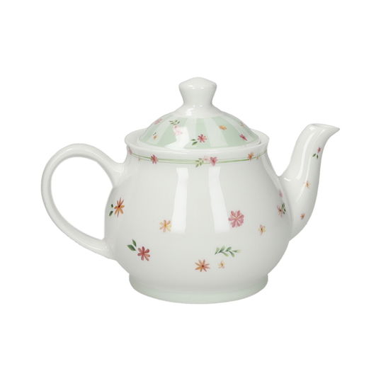 Ceainic, Polline Green, Brandani, 18x11x13 cm, 600 ml, portelan New Bone China