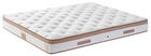 Saltea dubla, Base & Headboard, Niron, Latte, 160x38x200 cm, Cadru: OȚEL, Maro deschis