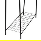 Umeras, Puqa Design, Riley, 144.5x89x32.5 cm, Metal, Negru