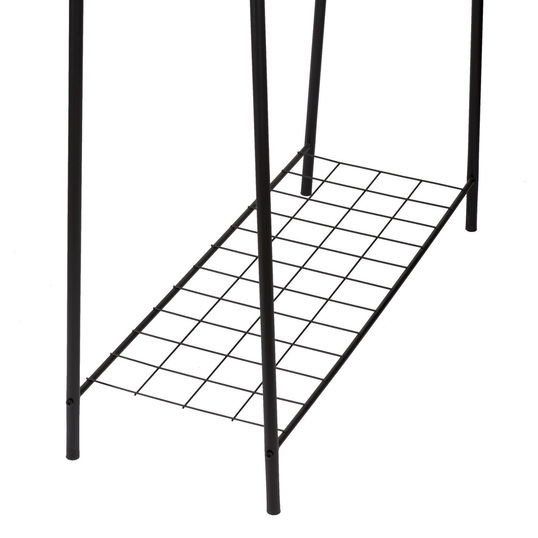 Umeras, Puqa Design, Riley, 144.5x89x32.5 cm, Metal, Negru