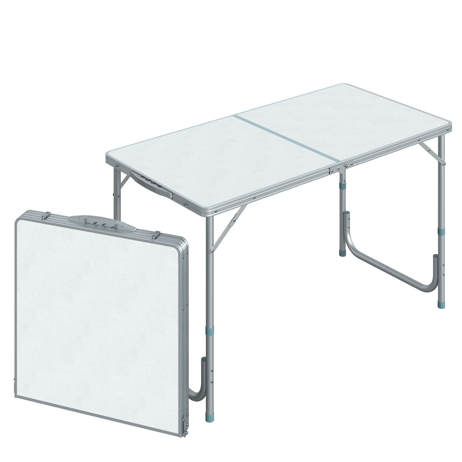 Outsunny Masă De Camping Picnic Pliabilă Portabilă 120 x 60 x 54/70 cm | Aosom Romania