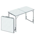 Outsunny Masă De Camping Picnic Pliabilă Portabilă 120 x 60 x 54/70 cm | Aosom Romania