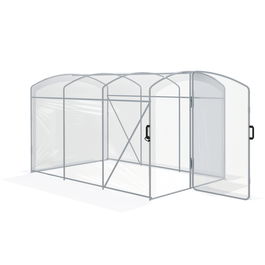 Outsunny Solariu de tunel, acoperit cu folie transparentă, cadru de oțel galvanizat, 3 x 2 x 2m | Aosom Romania
