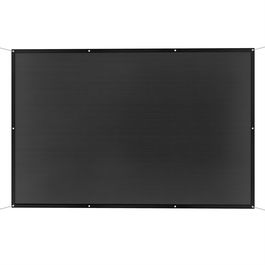 Outsunny Voal de umbră rectangular 3 x 2 m voal de umbră cu protecție UV pentru terasă balcon exterior balcon, negru | Aosom Romania