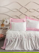 Lenjerie de pat dubla, Jolie - Pink, Cotton Box, Bumbac Satinat