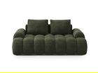 Canapea 2 locuri, Linz, Cosmopolitan Design, 175x100x84 cm, catifea, verde