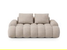 Canapea 2 locuri, Linz, Cosmopolitan Design, 175x100x84 cm, tesatura structurata, bej sand