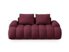 Canapea 2 locuri, Linz, Cosmopolitan Design, 175x100x84 cm, tesatura structurata, bordo