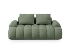 Canapea 2 locuri, Linz, Cosmopolitan Design, 175x100x84 cm, tesatura structurata, verde oliv inchis