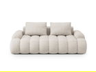 Canapea 3 locuri, Linz, Cosmopolitan Design, 200x100x84 cm, tesatura structurata, bej