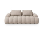 Canapea 3 locuri, Linz, Cosmopolitan Design, 200x100x84 cm, tesatura structurata, bej sand