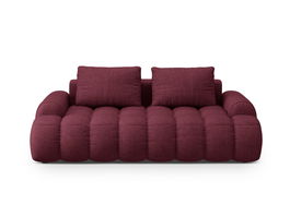 Canapea 3 locuri, Linz, Cosmopolitan Design, 200x100x84 cm, tesatura structurata, bordo