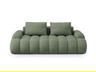 Canapea 3 locuri, Linz, Cosmopolitan Design, 200x100x84 cm, tesatura structurata, verde oliv inchis