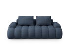 Canapea 3 locuri, Linz, Cosmopolitan Design, 200x100x84 cm, tesatura structurata, albastru inchis