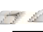 Canapea 3 locuri, Loretto, Cosmopolitan Design, 210x100x68 cm, tesatura structurata, bej