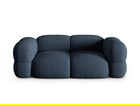 Canapea 3 locuri, Loretto, Cosmopolitan Design, 210x100x68 cm, tesatura structurata, albastru inchis