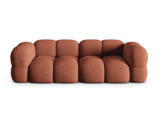 Canapea 4 locuri, Loretto, Cosmopolitan Design, 250x100x68 cm, tesatura structurata, corai