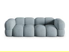 Canapea 4 locuri, Loretto, Cosmopolitan Design, 250x100x68 cm, tesatura structurata, albastru pastel